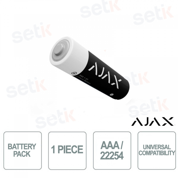 AAA-Batterie Universalbatterien 1 Stück kompatibel mit Ajax