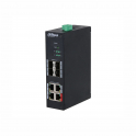 Industrie-Switch 8 Ports, gehärtetes PoE, 4 Ports + 4 SFP 1000 Mbit/s – Dahua