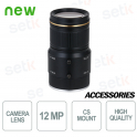 Obbiettivo varifocale manuale per telecamere di sorveglianza 12MP 1/1.7" 10.5-42mm, Correzione IR - Dahua