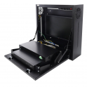 Boîte conteneur métallique Pulsar DVR / Moniteur / RACK - Verticale noire