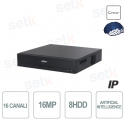 copy of NVR IP 16 canaux H.265 4K 8MP 200Mbps 8HDD Dahua