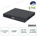 copy of IP NVR 8 Kanäle Onvif PoE 32MP 4K Netzwerk Recorder AI 384Mbps 2HDD WizSense EI Dahua