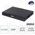 copy of IP NVR 8 Canaux Onvif PoE 32MP Enregistreur Réseau 4K AI 384Mbps 2HDD WizSense EI Dahua