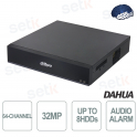 IP NVR 64 Kanäle Onvif 32MP AI Netzwerkrekorder 512 Mbit/s 2U 8 Festplatten WizSense - Dahua