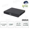 copy of IP NVR 8 canales Onvif PoE 32MP 4K Grabadora de red AI 384Mbps 2HDD WizSense EI Dahua