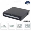 IP NVR 128 Kanäle Onvif 32MP AI Netzwerkrekorder 512 Mbit/s 2U 8 Festplatten WizSense - Dahua