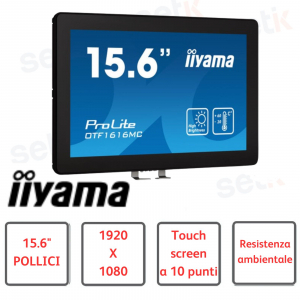 Moniteur à écran tactile Iiyama 15,6" - haute luminosité