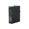 8 Port Managed Hardened Network Switch 4 PoE Ports - Dahua