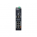 8 Port Managed Hardened Network Switch 4 PoE Ports - Dahua