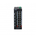 Switch réseau 20 ports Géré 16 ports PoE renforcés - Dahua