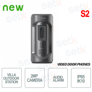 Station extérieure avec caméra audio et alarme 2MP - S2 - Dahua