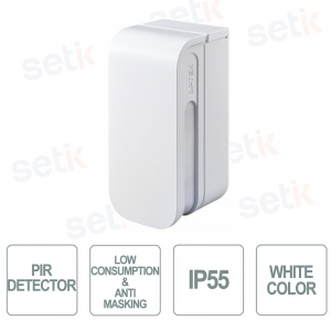 Rilevatore Doppio IR da esterno con antimascheramento a basso assorbimento- IP55 - Optex