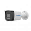 Cámara IP Bullet para exterior 4 Megapíxeles lente fija 2.8mm IR 20m PoE IP67 - Micrófono - Hyundai