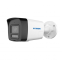 Telecamera Bullet IP da esterno 6 Megapixel ottica fissa 2.8mm IR 30m PoE IP67 - Microfono & Allarme - Hyundai