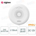 Capteur de gaz Imou, protocole Zigbee 2,4 GHz, 12 V CC