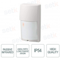 Rilevatore PIR da esterno filare IP54 24 × 2 m lunga portata | Protezione perimetrale professionale - OP­TEX