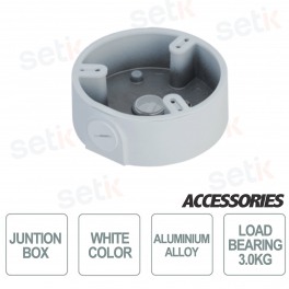 Boîte de jonction en aluminium Dahua PFA197R, résistante pour une utilisation en extérieur