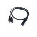 Capsula microfonica amplificata 65 dB - cavo 45cm - 12VDC - Dahua