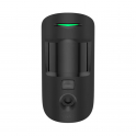 Ajax Superior MotionCam HD (PhOD) Noir Bijoutier – Détecteur PIR sans fil avec photos HD, PhOD et portée de 1 700 m