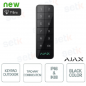 Superior KeyPad Outdoor Fibra Nero Tastiera Cablata IP66 IK08 con Autenticazione Multipla e Protezione Antisabotaggio - Ajax