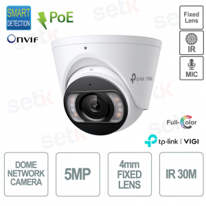 Caméra dôme extérieure couleur à vision nocturne TP Link InSight S455 (4 mm) ViGi 5 MP 4 mm