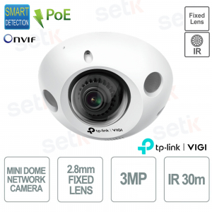 TP Link VIGI C230I Mini Dome Camera (2.8mm) 3MP 2.8mm Night Vision IK08