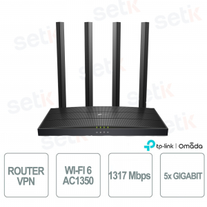 Routeur VPN Gugabit Omada ER605W de TP-Link - Wi-Fi 6 AC1350