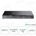 Commutateur Gigabit 24 ports et 4 emplacements 10G TP-Link Omada SG6428X - L3 géré