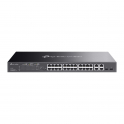 Commutateur intelligent TP-Link Omada SL2428P avec 24 ports 10/100 Mbps + 4 ports Gigabit et 24 ports PoE+ - L2 géré