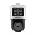 Telecamera IP PoE TandemVu 6MP & 4MP - Doppio Sensore CMOS - Doppia ottica - Zoom 25x - Doppio IR