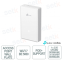 Point d'accès mural TP-Link Omada EAP725 WiFi BE5000 MU-MIMO pour réseaux d'entreprise haute densité