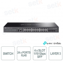 copy of Commutateur Gigabit PoE+ 8 ports TP-Link Omada SG2210MP, 2 ports SFP+ - L2+ géré