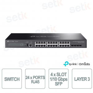 copy of Commutateur Gigabit PoE+ 8 ports TP-Link Omada SG2210MP, 2 ports SFP+ - L2+ géré