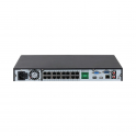 NVR IP 32 Canali H.265 4K - fino a 16MP 256Mbps - 16PoE 2 HDD - Video Analisi - Dahua