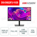 DS-D5022F2-1V2S : Moniteur LED Full HD 22 pouces - 100 Hz - 8 ms - VGA - HDMI - Hikvision