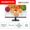 DS-D5027F2-1P2: 27" Full HD LED monitor - 100Hz - 5ms - VGA - HDMI - Hikvision