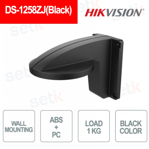 Wall Mount Bracket for Plastic Cameras - Black - Hikvision