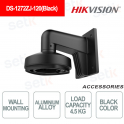 Wall Mount Bracket for Mini Dome Cameras Aluminum - Black - Hikvision