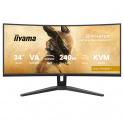 GOLD PHOENIX™ Monitor 34 Inch Curved 1500R Ultra Wide UWQHD 3440x1440 240Hz Freesync™ Premium Pro PBP