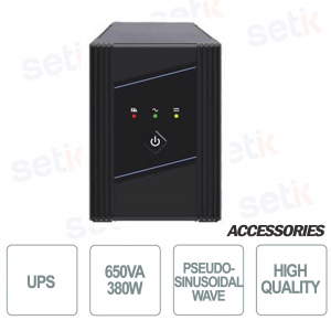 Onduleur Integra UPS650LED / 380 W - Indicateurs LED