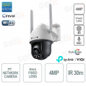 Telecamera PT da esterno TP Link VIGI C540-W(4mm) 4MP Full Color Visione Notturna IP66