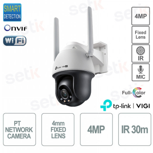 Caméra TP Link VIGI C540-W (4 mm) 4 MP, vision nocturne couleur, IP66, pour extérieur