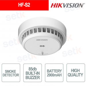 Smoke Detector - Sound Alarm Up to 3 Meters - Hikvision