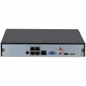 IP NVR 4 Canaux IP Onvif PoE H.265+ 4K Ultra HD - Jusqu'à 12 MP - Dahua
