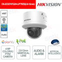 Caméra dôme IP POE ColorVu PTRZ 4 MP 2,8-12 mm, éclairage hybride intelligent, infrarouge 40 m - Hikvision