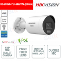 ColorVu 4MP IP POE Mini Bullet Outdoor Camera - 2.8mm Lens - HikAI-ISP - Artificial Intelligence