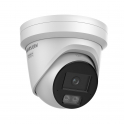 Telecamera Smart Hybrid Light ColorVu 8MP IP POE dome da esterno - Ottica 2.8mm - deterrenza attiva - Hikvision