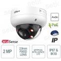 Telecamera Dome AI Lite Wizsense IP ONVIF® PoE 2MP 2.8mm Smart Dual Light - Dahua