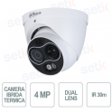 4MP Hybrid Thermal Camera AI Onvif PoE - Dahua