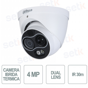 4MP Hybrid Thermal Camera AI Onvif PoE - Dahua